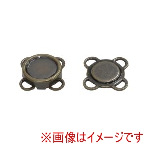 日本紐釦貿易 Nippon Chuko 日本紐釦貿易 縫い付け マグネット 直径10mm 30組入 アンティークゴールド SM1-AG-30