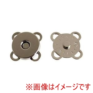 日本紐釦貿易 Nippon Chuko 日本紐釦貿易 縫い付け マグネット シルバー 直径15mm 30組入 SM2-S-30
