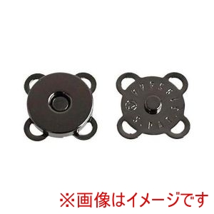 日本紐釦貿易 Nippon Chuko 日本紐釦貿易 縫い付け マグネット ブラックニッケル 直径15mm 30組入 SM2-BN-30