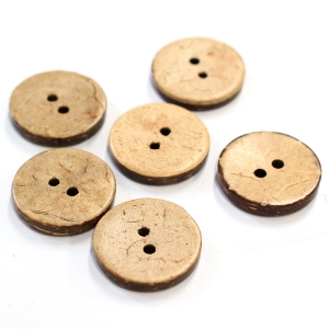 日本紐釦貿易 Nippon Chuko NBK やしの実ボタン 18mm 6個 CG1213 日本紐釦貿易