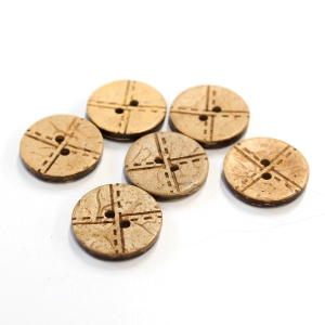 日本紐釦貿易 Nippon Chuko NBK ハワイアンボタン 18mm 6個 CG1303 日本紐釦貿易