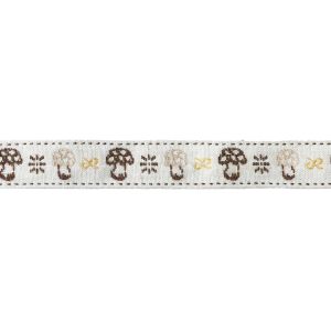 日本紐釦貿易 Nippon Chuko NBK チロルテープ きのこ 5m巻 巾約16mm DAI144-33-45-5M 日本紐釦貿易