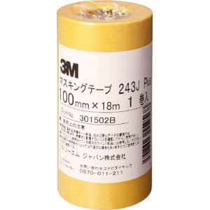 スリーエム 3M スリーエム 3M 243J 100 マスキングテープ 243J Plus 100mm×18m