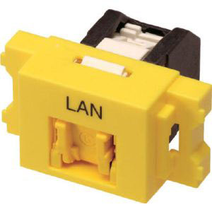 コーニング コーニング VOL-6OCBZL-YEL Cat6 RJ45モジュラージャック+JISプレート用アダプタセット