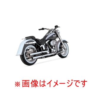 バンスアンドハインズ バンスアンドハインズ 1801-0260 StraightShots HS ストレートショット スリップオン クローム マフラー SOFTAIL 07-17