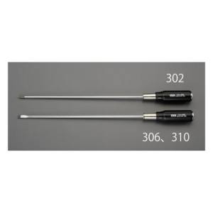 エスコ ESCO エスコ EA557DR-306 6.0x0.9x300mm - ドライバー 貫通型/木柄 