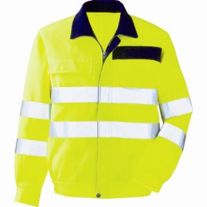 ミドリ安全 MIDORI ミドリ安全 VE 324-UE-L 高視認 ブルゾン イエロー L