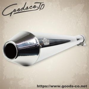 GOODS GOODS G4-00113 TAPERED CORNスリップオンマフラー SR400/500