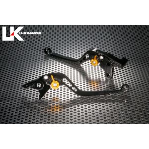 ユーカナヤ U-KANAYA ユーカナヤ KA015-006-0101 レバーセット STD/ロング BK/TI Z1000 03-06/ZX-6R 00-04