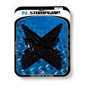 ストンプグリップ STOMPGRIP ストンプグリップ 55-10-0098B トラクションパッドタンクキット ブラック VOLCANO FZ07/MT07 15-17