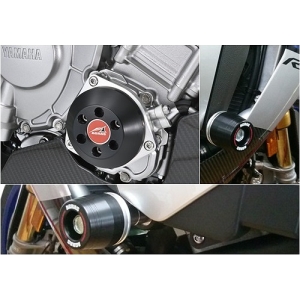 アグラス AGRAS アグラス 342-276-004BX Rスライダー フレーム+クランク 黒ロゴ YZF-R1/M 15- AGRAS