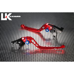 ユーカナヤ U-KANAYA U-KANAYA HO073-010-0505 レバーセット GPタイプ/ロング RD/BK HORNET250/600/900