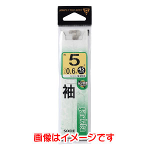 がまかつ Gamakatsu がまかつ 糸付 茶袖 8号 ハリス 1 11-014