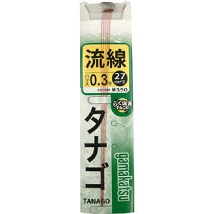 がまかつ Gamakatsu がまかつ 糸付 タナゴ鈎 流線 茶 ハリス 0.3 11-019