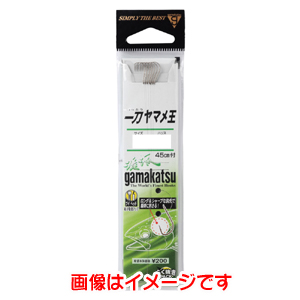 がまかつ Gamakatsu がまかつ 糸付 一刀ヤマメ王 茶 45cm 7号 ハリス 0.6 11-358