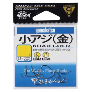 がまかつ Gamakatsu がまかつ 小アジ 金 3号 12-315