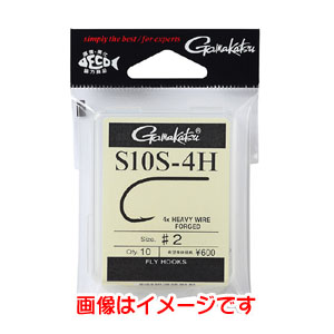 がまかつ Gamakatsu がまかつ S10S-4H 銀 4/0号 66-367