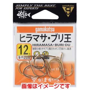 がまかつ Gamakatsu がまかつ ヒラマサ ブリ王 金 10号 67-021