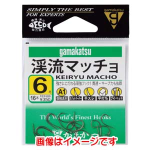 がまかつ Gamakatsu がまかつ A1 渓流マッチョ 茶 5号 67-943