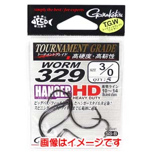 がまかつ Gamakatsu がまかつ TGW ワーム329 ハンガーHD #1 68-023