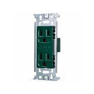 パナソニック Panasonic パナソニック WN1512GK フルカラー埋込接地ダブルコンセント 緑 
