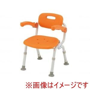 パナソニック エイジフリー パナソニック エイジフリー シャワーチェア ユクリア コンパクトSPおりたたみ N オレンジ PN-L41321D 受注生産
