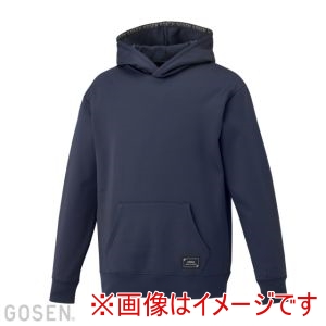 ゴーセン GOSEN ゴーセン W2542 裏起毛ストレッチパーカー ネイビー SS