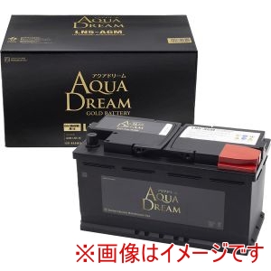 AQUA DREAM AQUA DREAM GB LN5-AGM 輸入車用 DIN規格 欧州車仕様 アイドリングストップ車対応 バッテリー GOLD BATTERY AGMタイプ 直送品