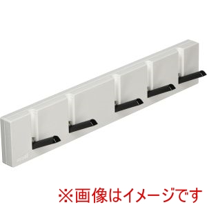 パール金属 パール金属 HB-1109 モチーフ 5連フック ホワイト 