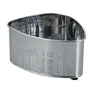 パール金属 パール金属 アットアクア 抗菌 ステンレス製 深型 三角コーナー ゴム足付 HB-4160