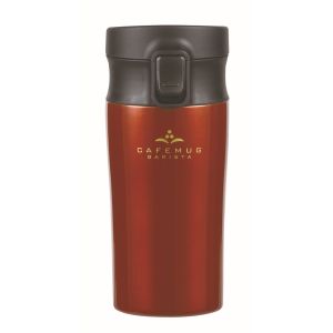 パール金属 パール金属 カフェマグバリスタ ワンタッチタンブラー 400ml コーヒーチェリー HB-4536