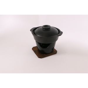 パール金属 パール金属 和ごころ懐石 陶器製すきやき鍋 コンロ付セット HB-5221