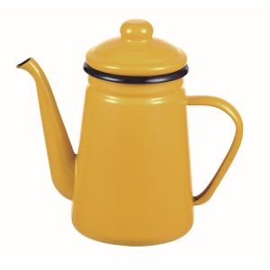 パール金属 パール金属 プチッと ホーローコーヒーポット1.1L イエロー HB-5480
