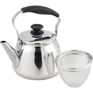 パール金属 Pearl パール金属 フレッティ3 ステンレス製 広口ケットル 1.6L 茶こしアミ付 HB-5645