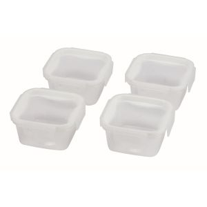 パール金属 パール金属 ネオキープロック 保存容器正方形 S 4個組 HB-5747