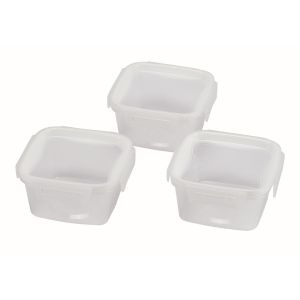 パール金属 パール金属 ネオキープロック 保存容器正方形 M 3個組 HB-5748