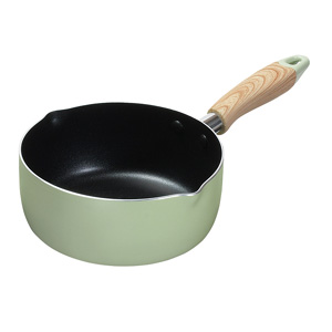 パール金属 パール金属 ナチュラルクックピュア ふっ素加工 IH対応 行平鍋 18cm グリーン HB-6665