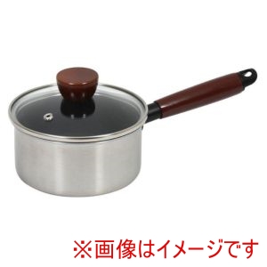 パール金属 パール金属 HC-206 ファストクック 2層鋼ダイヤモンドコートIH対応ガラス蓋付片手鍋14cm