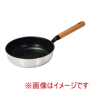 パール金属 Pearl パール金属 ファストクック プラス 2層鋼 ダイヤモンドコート 木柄 極深 フライパン 24cm HC-0890
