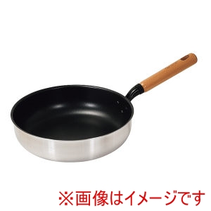 パール金属 Pearl パール金属 ファストクック プラス 2層鋼 ダイヤモンドコート 木柄 極深 フライパン 28cm HC-0892