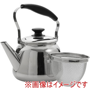パール金属 Pearl パール金属 フレッティネオ ステンレス製 広口 ケトル 3.0L 茶こしアミ付き HC-1162