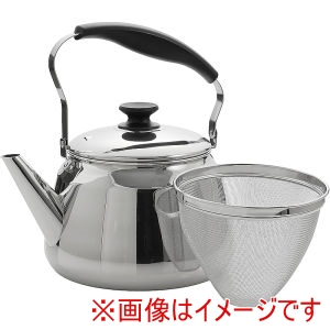 パール金属 Pearl パール金属 フレッティネオ ステンレス製 広口 ケトル 5.0L 茶こしアミ付き HC-1163