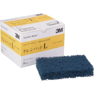 スリーエム 3M スリーエム 3M K/PAD L スコッチ･ブライト ケレンパッドL 100～120相当 青 5個 メーカー直送 代引不可 北海道沖縄離島不可