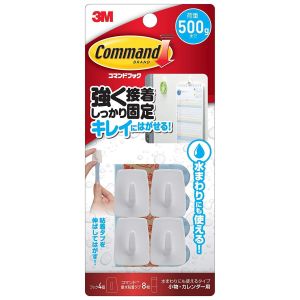 スリーエム 3M スリーエム 3M CM17-WR コマンドフック 水まわりにも使えるタイプ 小物・カレンダー用