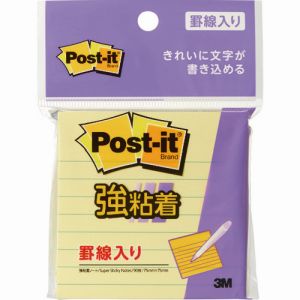 スリーエム 3M スリーエム 3M 630SS-RPY ポスト イット 強粘着ラインノート 630SS-RPY