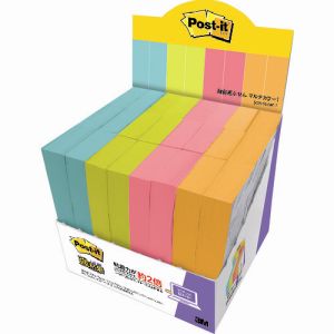 スリーエム 3M スリーエム 3M 5001SS-MC-1 ポスト イット 強粘着ふせん マルチカラー1 増量パック