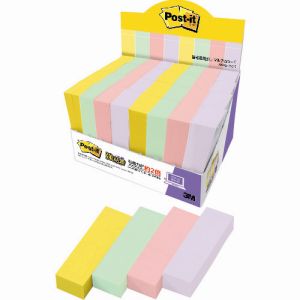 スリーエム 3M スリーエム 3M 7001SS-MC-5 ポスト イット 強粘着見出しマルチカラー5増量パック