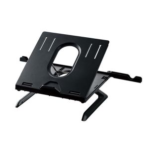 ELECOM エレコム エレコム PCA-LTSH8BK ノートPCスタンド 折りたたみノートPCスタンド 8段階 脚付 ブラック