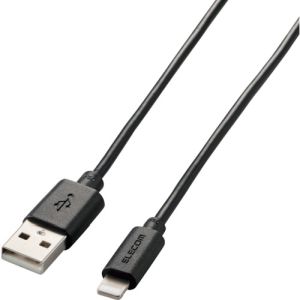 エレコム ELECOM エレコム MPA-MUAL10BK Lightningケーブル まとまるケーブル 形状記憶 抗菌 1.0m ブラック