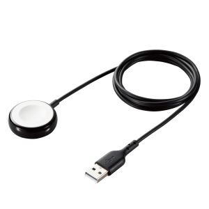 エレコム ELECOM エレコム MPA-AWAS12BK Apple Watch磁気充電ケーブル 高耐久 USB-A 1.2m ブラック